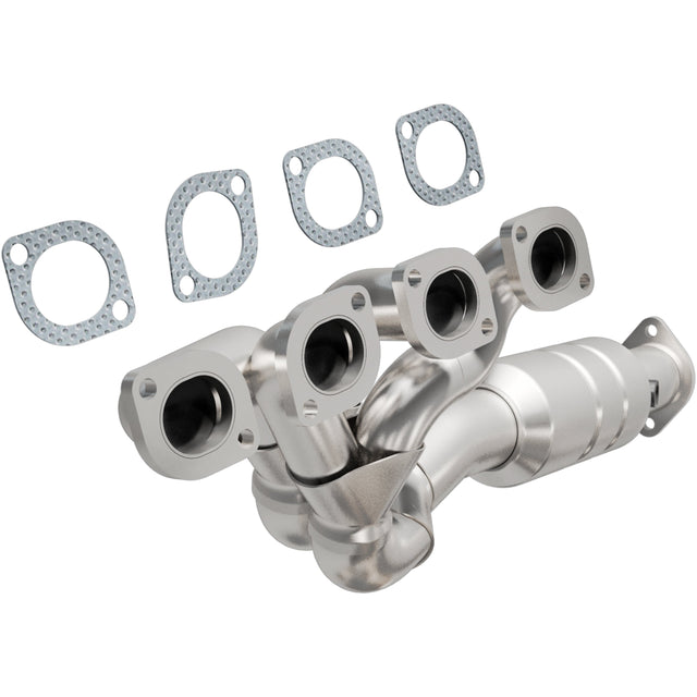 HM Grade Manifold Catalytic Converter MagnaFlow Exhaust Products Catalytic Converter with Integrated Exhaust Manifold  AXOPROS
