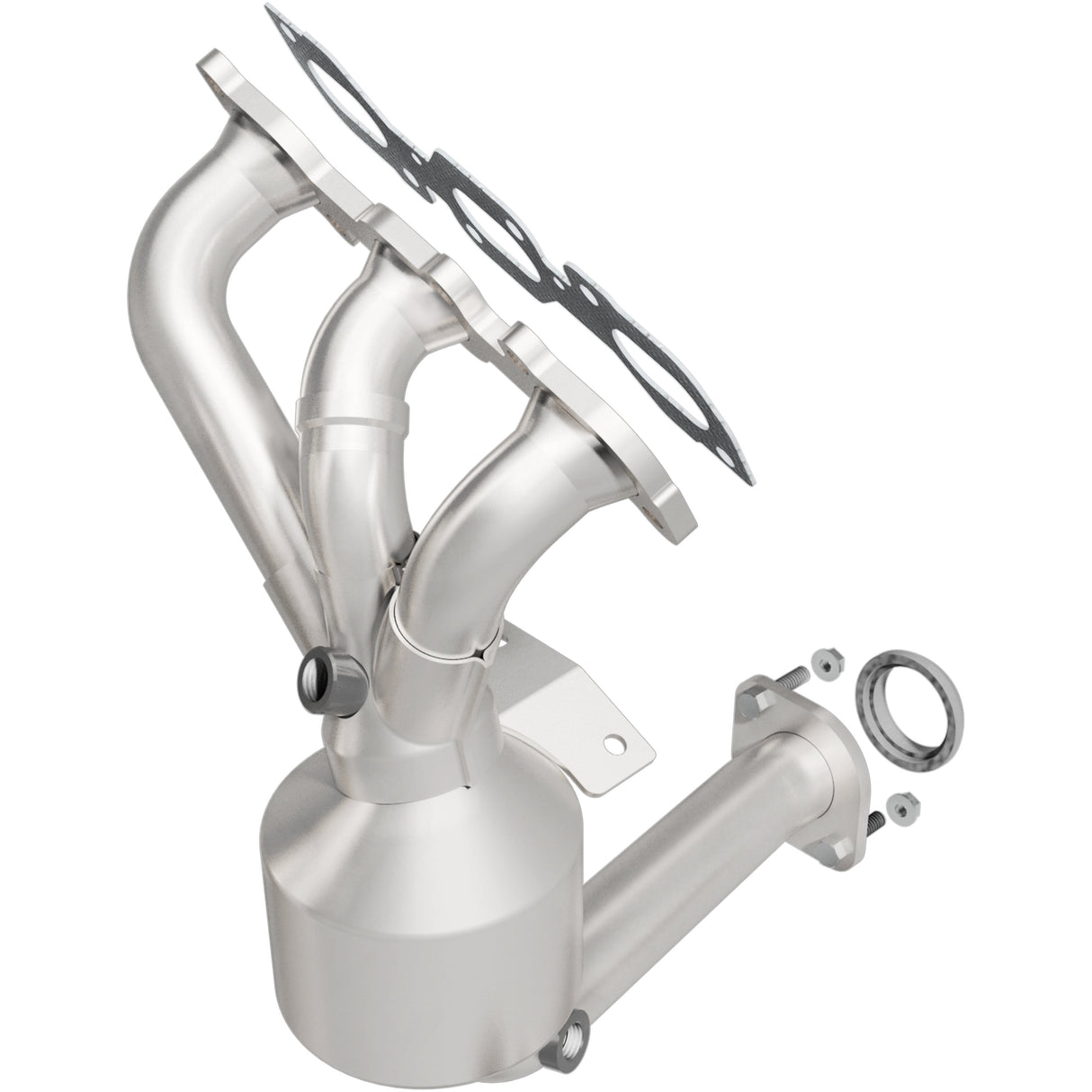 HM Grade Manifold Catalytic Converter MagnaFlow Exhaust Products Catalytic Converter with Integrated Exhaust Manifold  AXOPROS