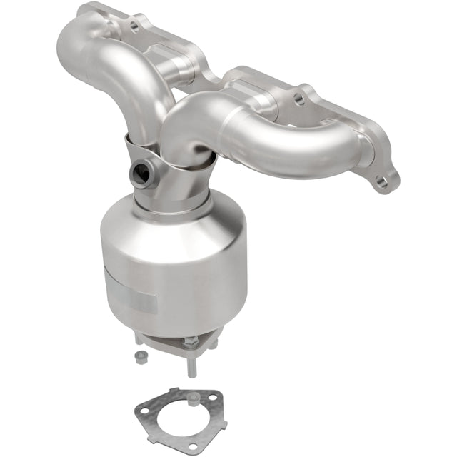 HM Grade Manifold Catalytic Converter MagnaFlow Exhaust Products Catalytic Converter with Integrated Exhaust Manifold  AXOPROS