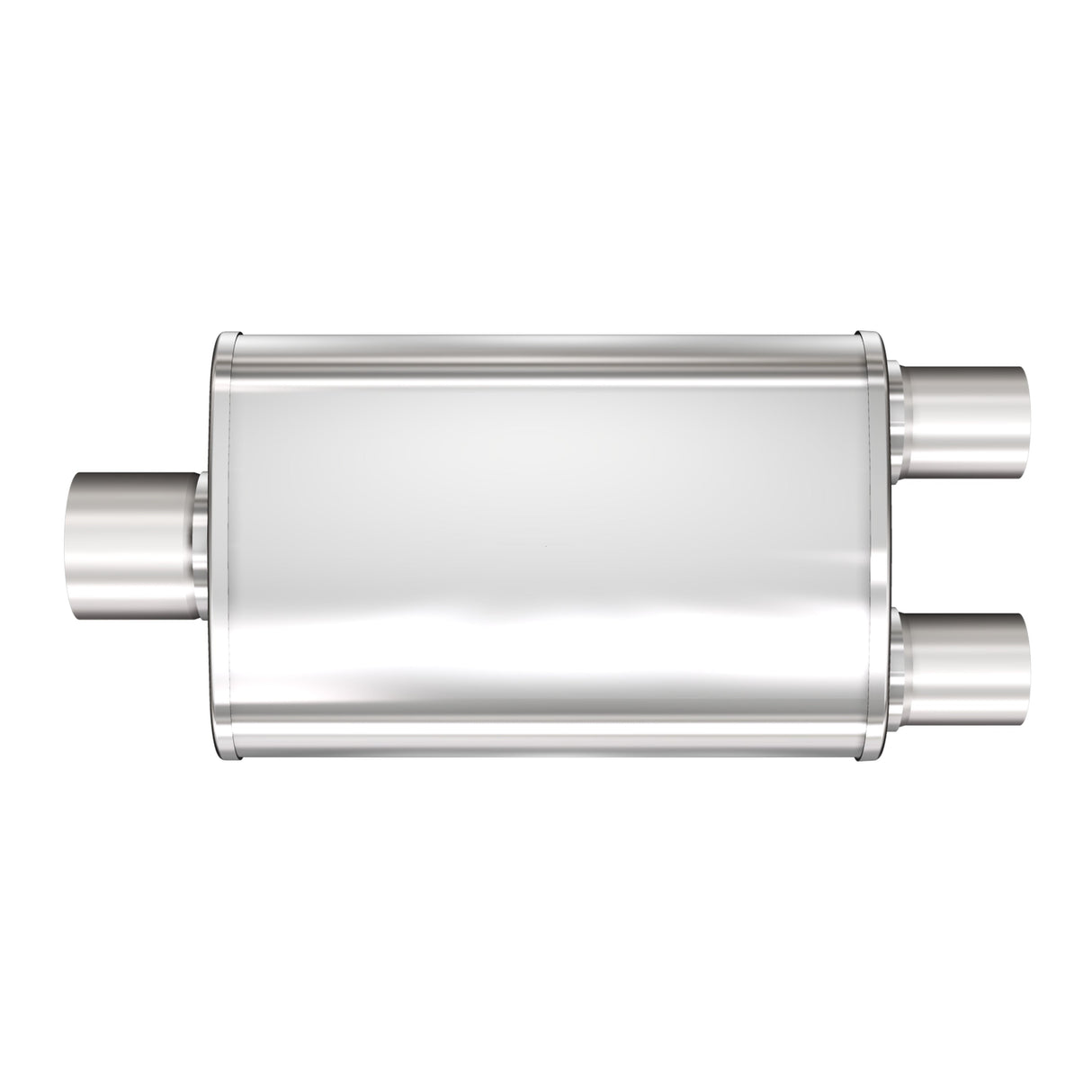 Multi-Chamber Performance Muffler; 3/2.5in. Center/Dual; 4x14x9 Body MagnaFlow Exhaust Products Exhaust Muffler  AXOPROS