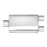 Multi-Chamber Performance Muffler; 3/2.5in. Center/Dual; 4x14x9 Body MagnaFlow Exhaust Products Exhaust Muffler  AXOPROS