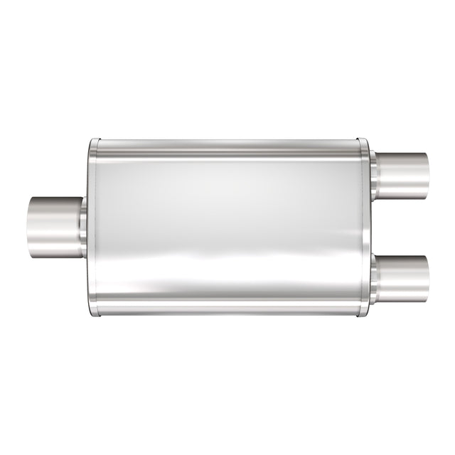 Multi-Chamber Performance Muffler; 3/2.5in. Center/Dual; 4x14x9 Body MagnaFlow Exhaust Products Exhaust Muffler  AXOPROS
