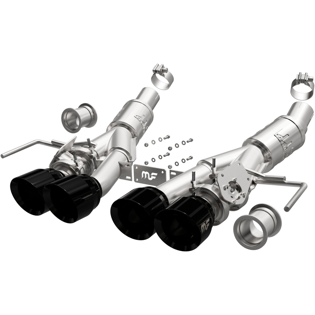 NEO Series Black Chrome Axle-Back System MagnaFlow Exhaust Products Exhaust System Kit  AXOPROS