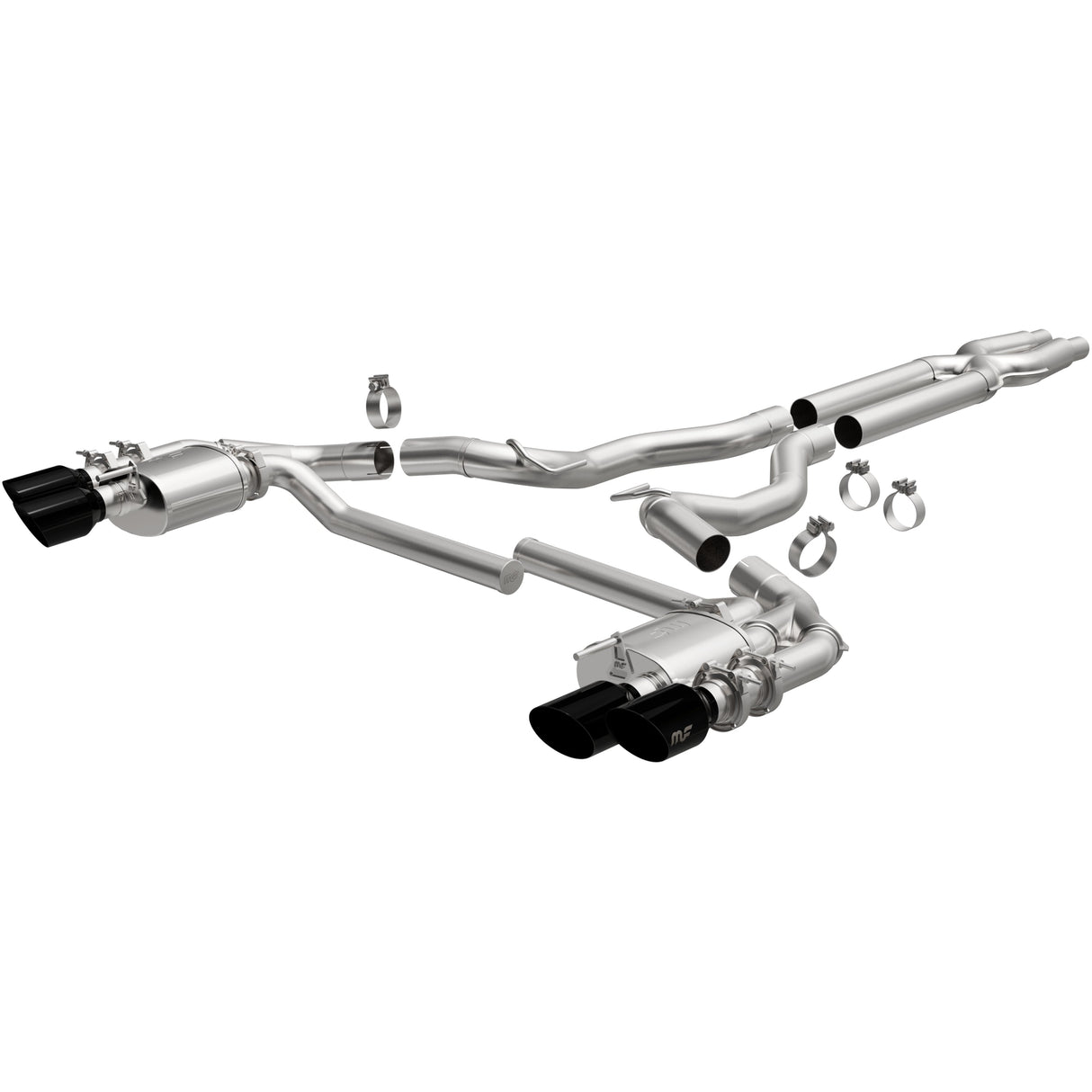 NEO Series Black Chrome Tips Cat-Back System MagnaFlow Exhaust Products Exhaust System Kit  AXOPROS
