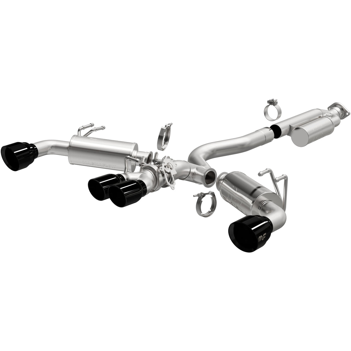 NEO Series Black Chrome Tips Cat-Back System MagnaFlow Exhaust Products Exhaust System Kit  AXOPROS