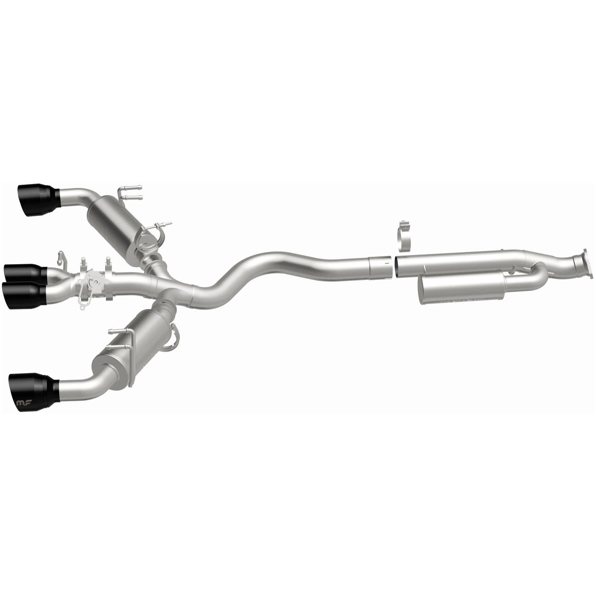 NEO Series Black Chrome Tips Cat-Back System MagnaFlow Exhaust Products Exhaust System Kit  AXOPROS