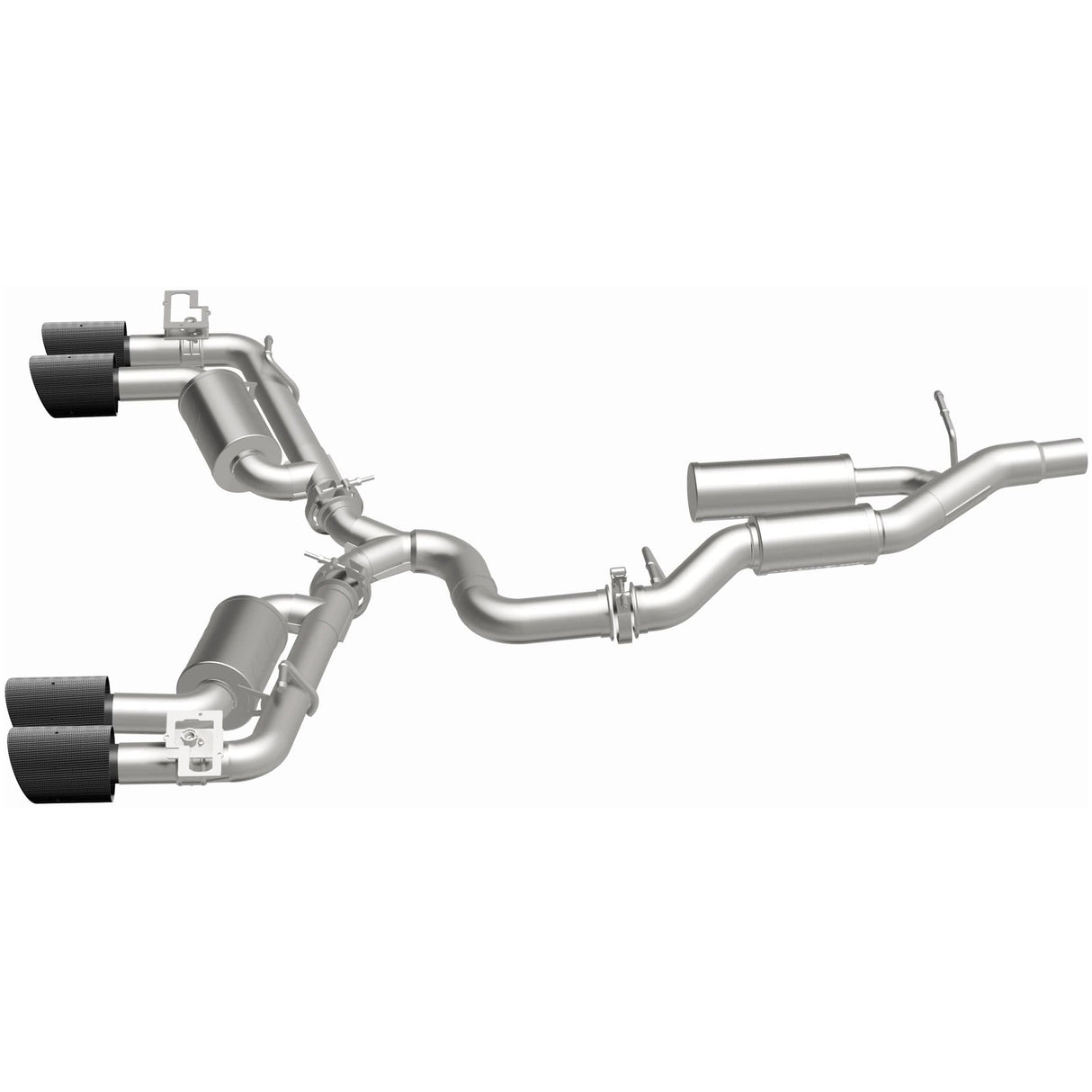NEO Series Carbon Fiber Tips Cat-Back System MagnaFlow Exhaust Products Exhaust System Kit  AXOPROS