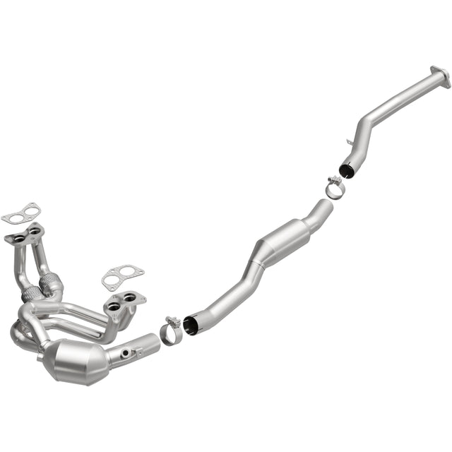 OEM Grade Direct-Fit Catalytic Converter MagnaFlow Exhaust Products Catalytic Converter with Integrated Exhaust Manifold  AXOPROS