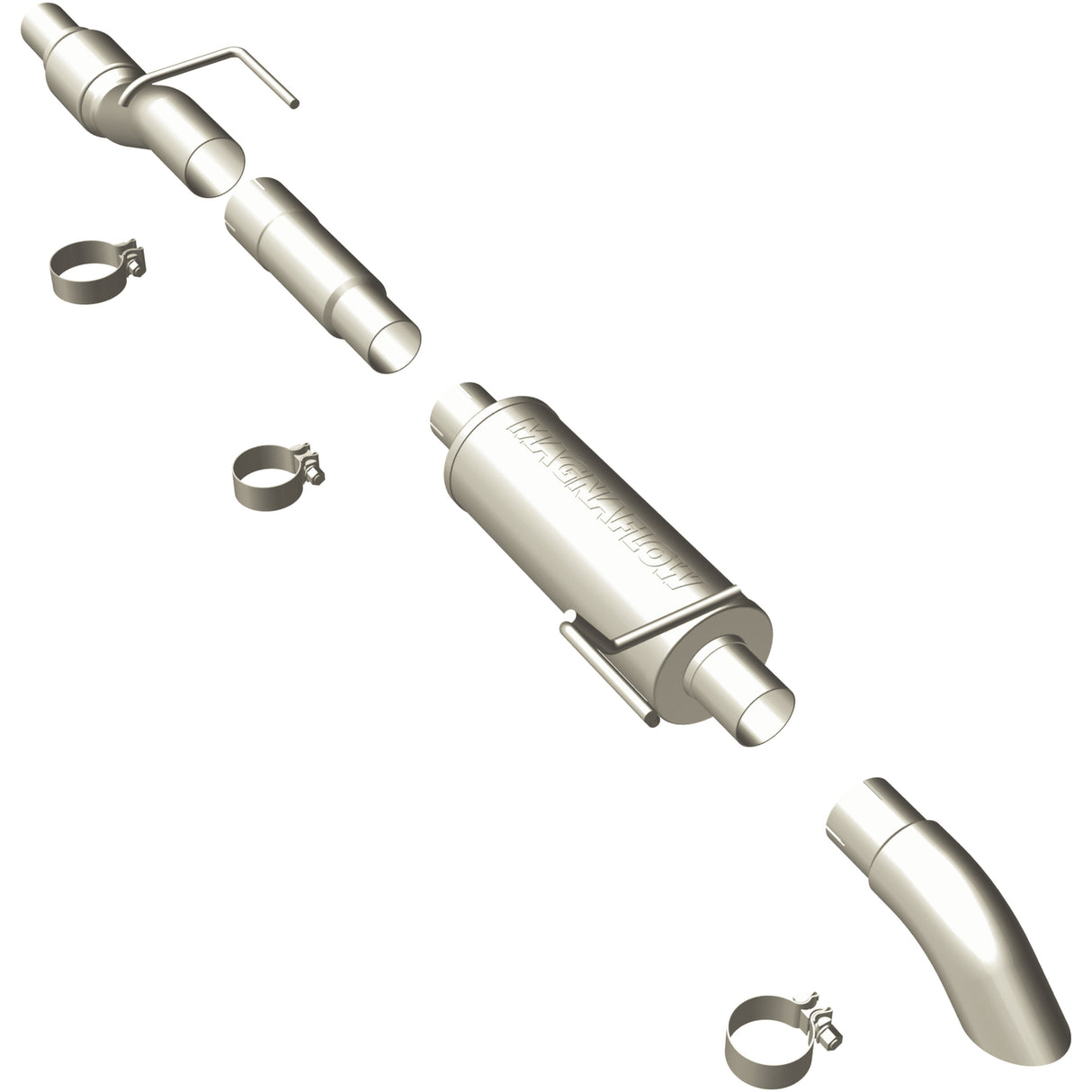 Off Road Pro Series Gas Stainless Cat-Back MagnaFlow Exhaust Products Exhaust System Kit  AXOPROS