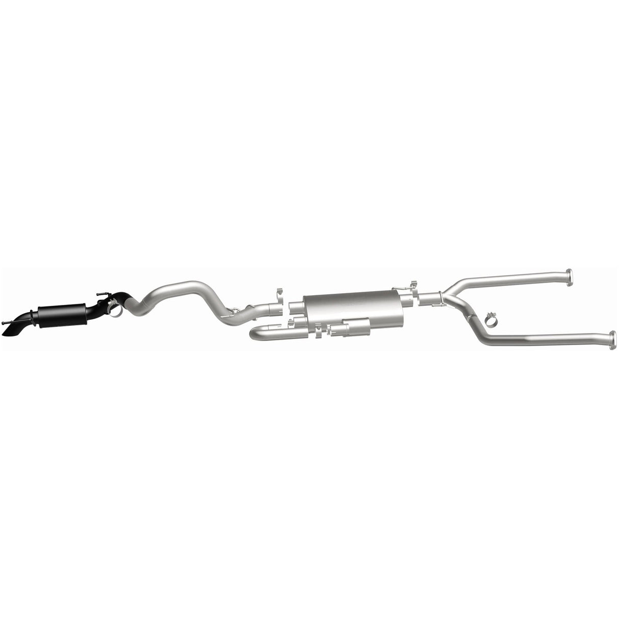 Overland Series Black Cat-Back System MagnaFlow Exhaust Products Exhaust System Kit  AXOPROS