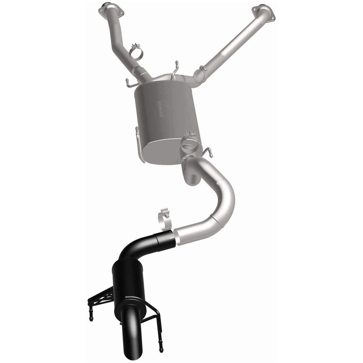 Overland Series Black Cat-Back System MagnaFlow Exhaust Products Exhaust System Kit  AXOPROS