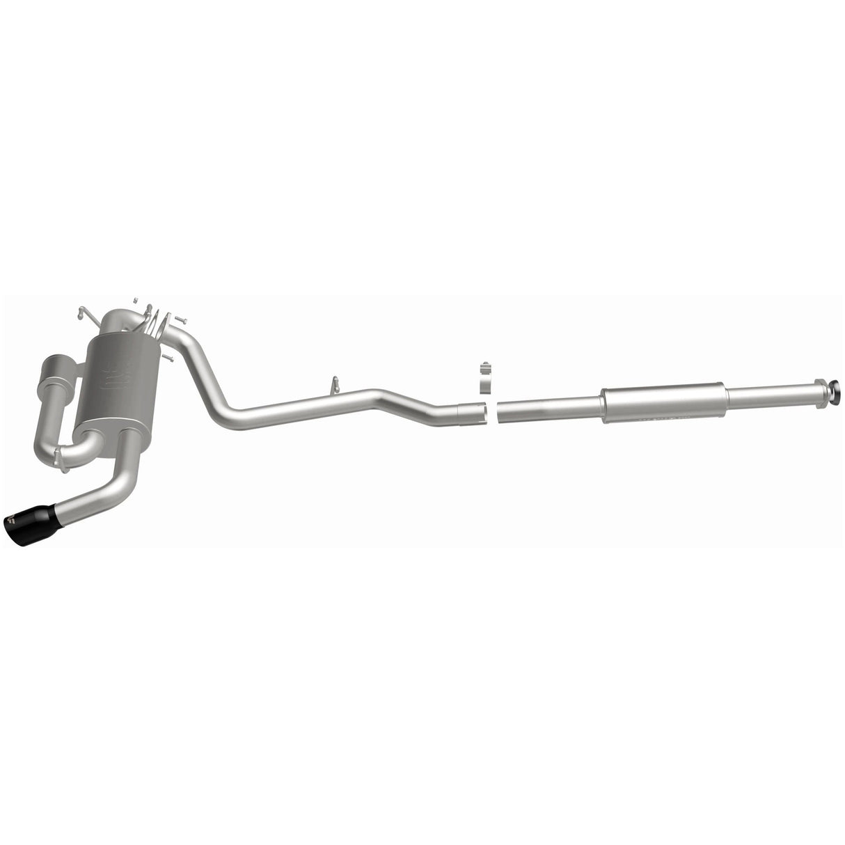 Overland Series Black Chrome Cat-Back System MagnaFlow Exhaust Products Exhaust System Kit  AXOPROS