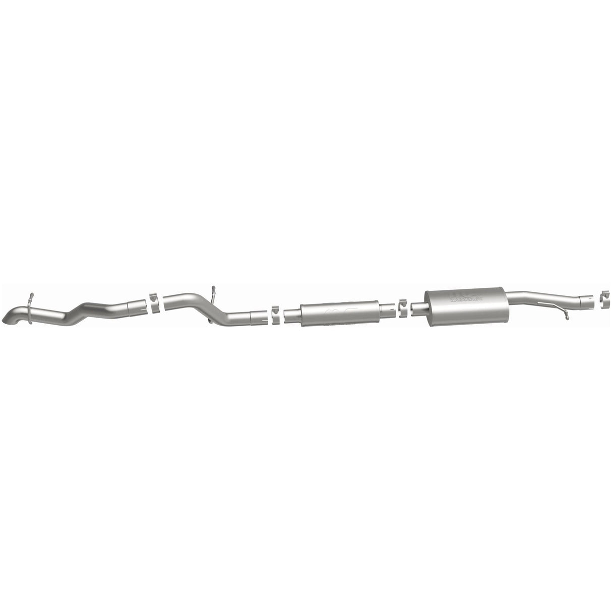 Overland Series Stainless Cat-Back System MagnaFlow Exhaust Products Exhaust System Kit  AXOPROS