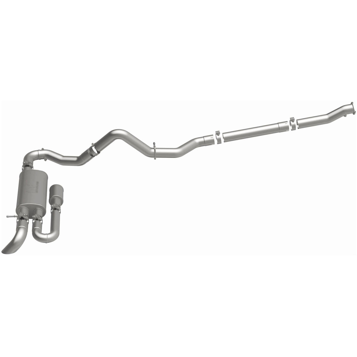 Overland Series Stainless Cat-Back System MagnaFlow Exhaust Products Exhaust System Kit  AXOPROS