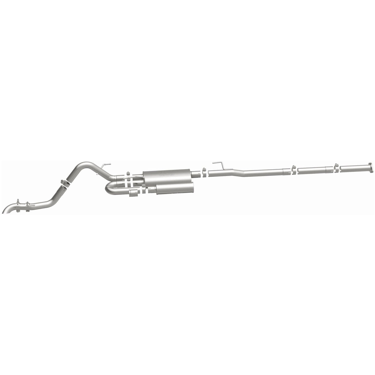 Overland Series Stainless Cat-Back System MagnaFlow Exhaust Products Exhaust System Kit  AXOPROS