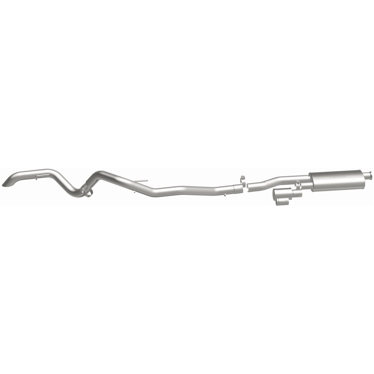 Overland Series Stainless Cat-Back System MagnaFlow Exhaust Products Exhaust System Kit  AXOPROS