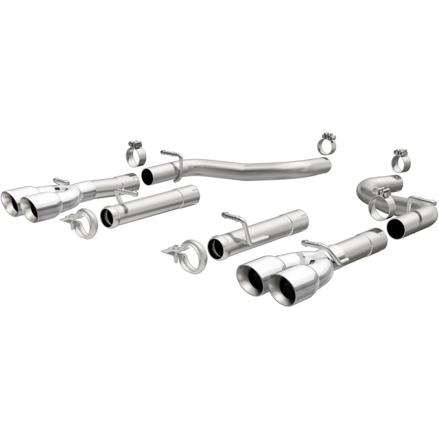 Race Series Stainless Axle-Back System MagnaFlow Exhaust Products Exhaust System Kit  AXOPROS