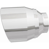 Single Exhaust Tip - 2.5in. Inlet/4.5in. Outlet MagnaFlow Exhaust Products Exhaust Tail Pipe Tip  AXOPROS