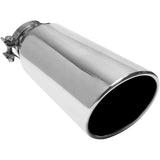 Single Exhaust Tip - 3.5in. Inlet/5in. Outlet MagnaFlow Exhaust Products Exhaust Tail Pipe Tip  AXOPROS