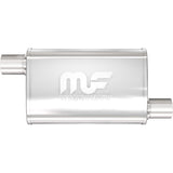 Straight-Through Performance Muffler; 2/2.25in. Offset/Offset; 3.5x11x7 Body MagnaFlow Exhaust Products Exhaust Muffler  AXOPROS
