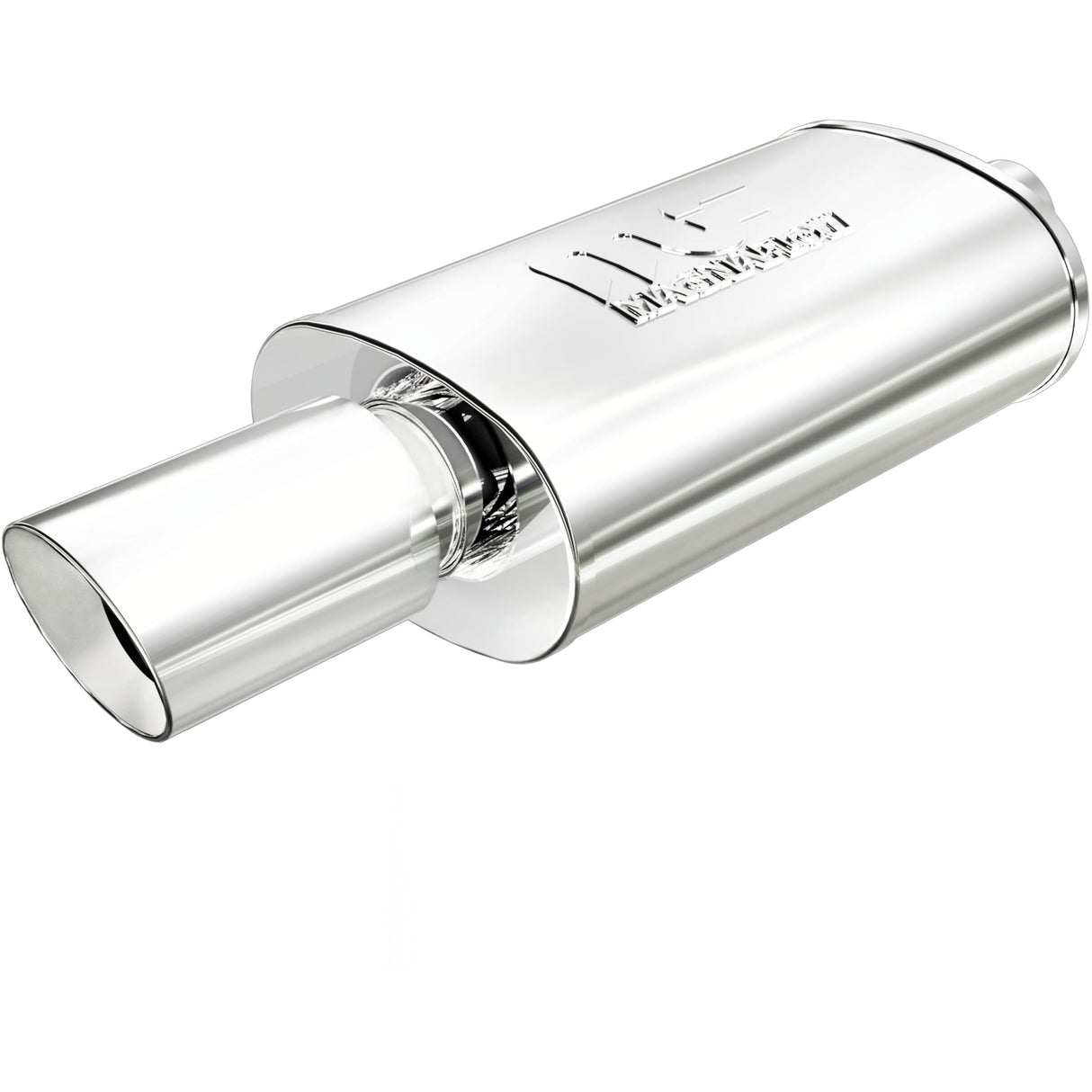 Straight-Through Performance Muffler; 2.25/4in. Center/Center; 5x14x8 Body MagnaFlow Exhaust Products Exhaust Muffler  AXOPROS
