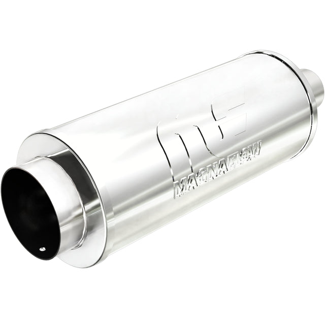 Straight-Through Performance Muffler; 2.25/4in. Center/Center; 6x14x6 Body MagnaFlow Exhaust Products Exhaust Muffler  AXOPROS
