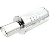 Straight-Through Performance Muffler; 2.25/4in. Center/Center; 7x14x7 Body MagnaFlow Exhaust Products Exhaust Muffler  AXOPROS