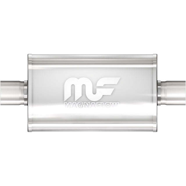 Straight-Through Performance Muffler; 2.5in. Center/Center; 5x18x8 Body MagnaFlow Exhaust Products Exhaust Muffler  AXOPROS