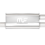 Straight-Through Performance Muffler; 2.5in. Offset/Dual; 5x18x8 Body MagnaFlow Exhaust Products Exhaust Muffler  AXOPROS