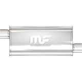 Straight-Through Performance Muffler; 2.5in. Offset/Offset; 5x24x8 Body MagnaFlow Exhaust Products Exhaust Muffler  AXOPROS