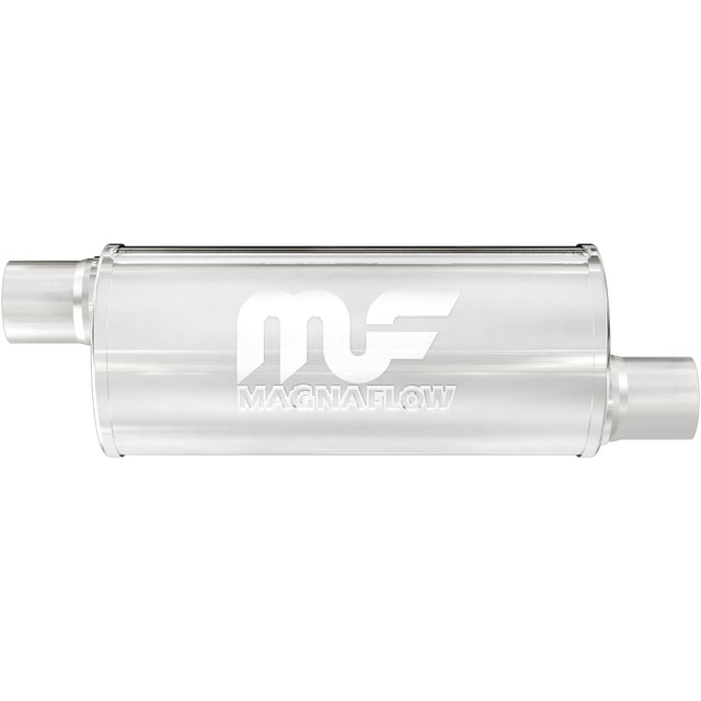 Straight-Through Performance Muffler; 2in. Offset/Offset; 6x14x6 Body MagnaFlow Exhaust Products Exhaust Muffler  AXOPROS