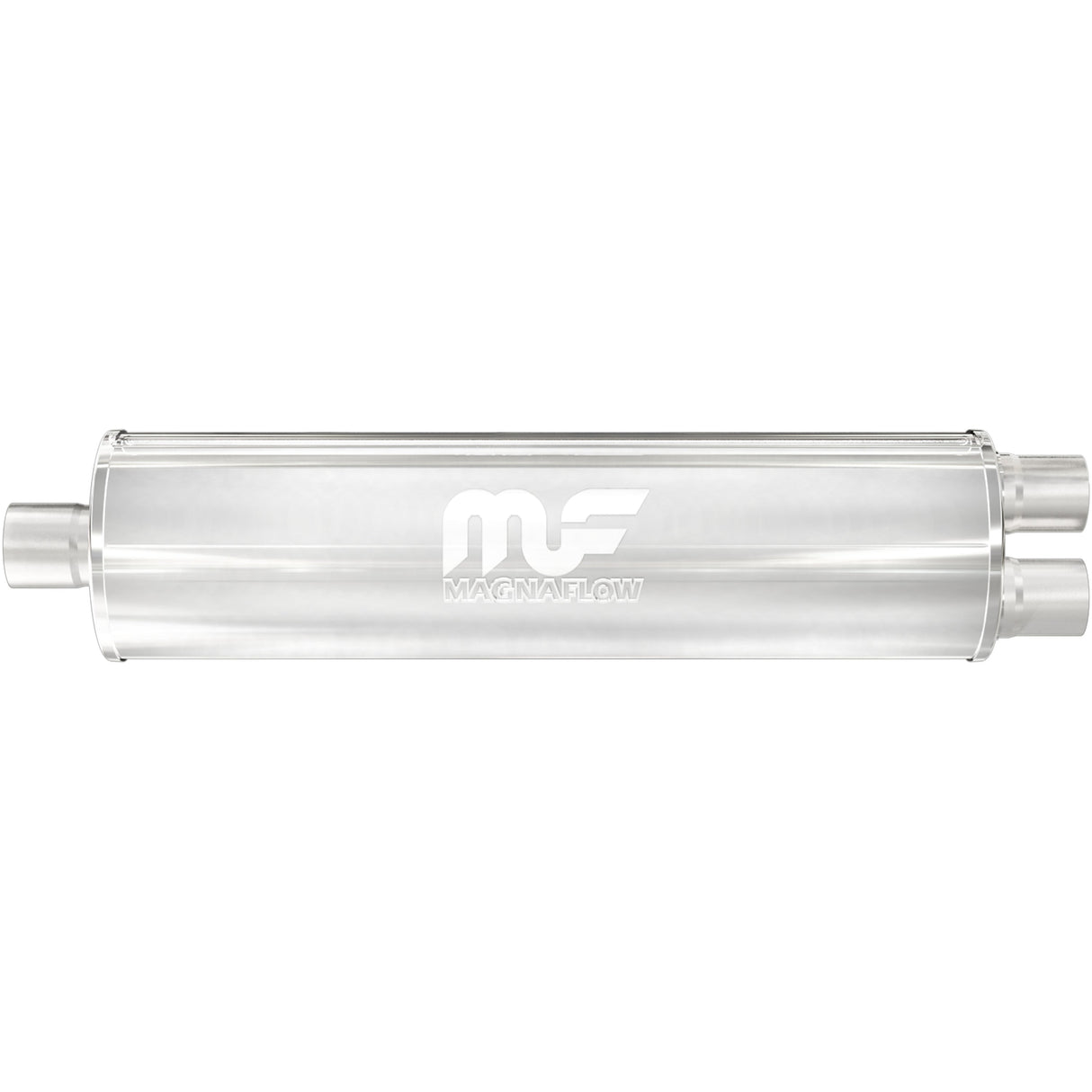 Straight-Through Performance Muffler; 3/2.5in. Center/Dual; 7x24x7 Body MagnaFlow Exhaust Products Exhaust Muffler  AXOPROS