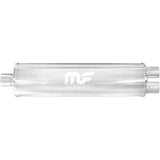 Straight-Through Performance Muffler; 3/2.5in. Center/Dual; 7x24x7 Body MagnaFlow Exhaust Products Exhaust Muffler  AXOPROS