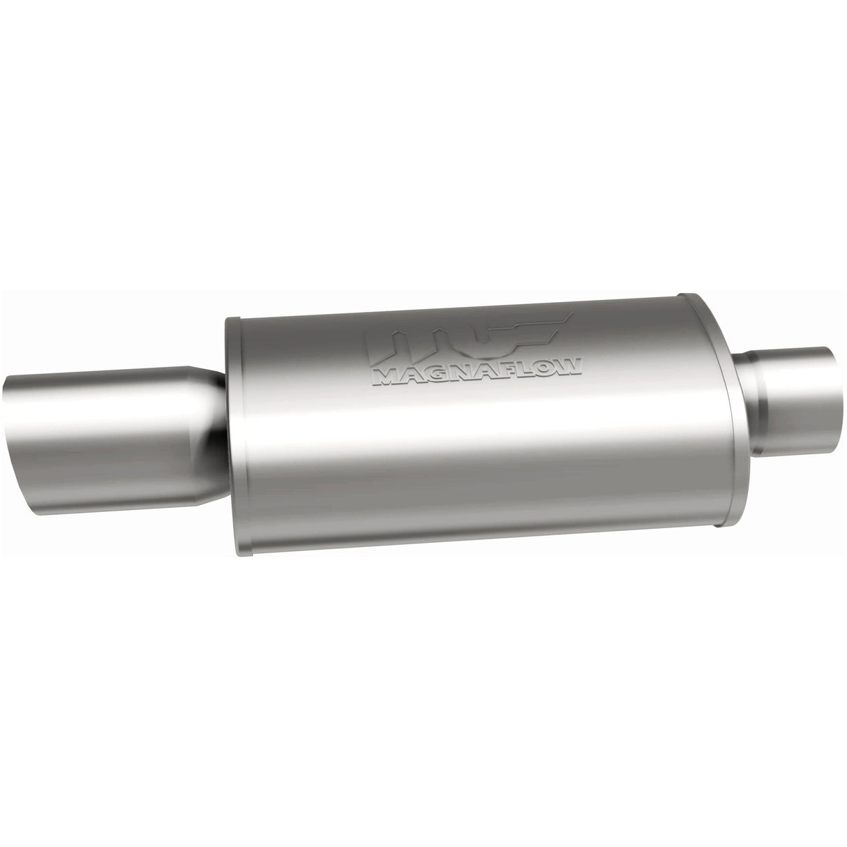 Straight-Through Performance Muffler; 3/4in. Center/Center; 5x14x8 Body MagnaFlow Exhaust Products Exhaust Muffler  AXOPROS