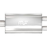 Straight-Through Performance Muffler; 3.5/3in. Center/Dual; 5x22x11 Body MagnaFlow Exhaust Products Exhaust Muffler  AXOPROS