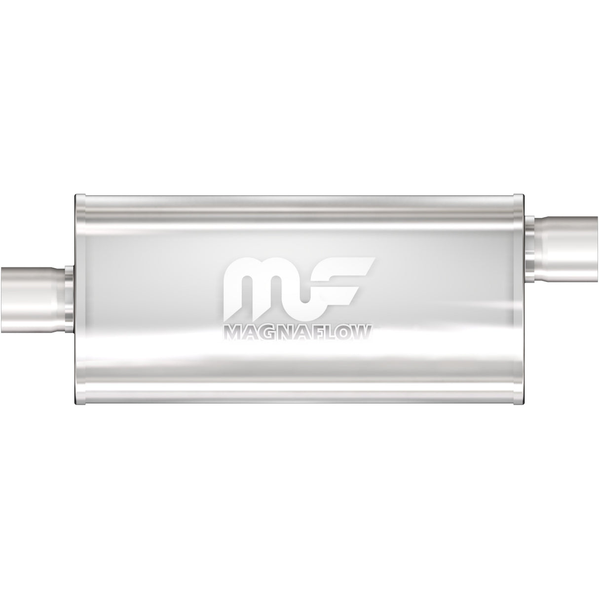 Straight-Through Performance Muffler; 3in. Offset/Center; 5x14x8 Body MagnaFlow Exhaust Products Exhaust Muffler  AXOPROS
