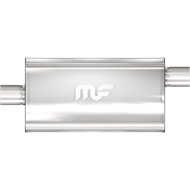 Straight-Through Performance Muffler; 3in. Offset/Center; 5x22x11 Body MagnaFlow Exhaust Products Exhaust Muffler  AXOPROS