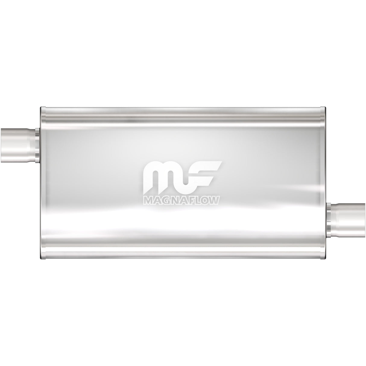 Straight-Through Performance Muffler; 3in. Offset/Offset; 5x22x11 Body MagnaFlow Exhaust Products Exhaust Muffler  AXOPROS
