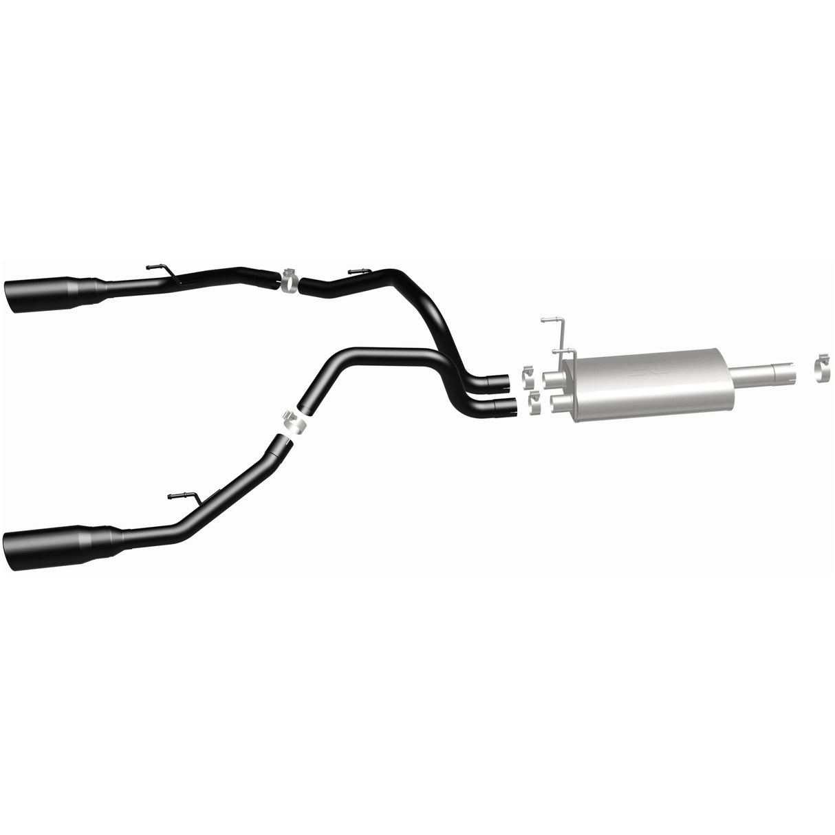 Street Series Black Cat-Back System MagnaFlow Exhaust Products Exhaust System Kit  AXOPROS
