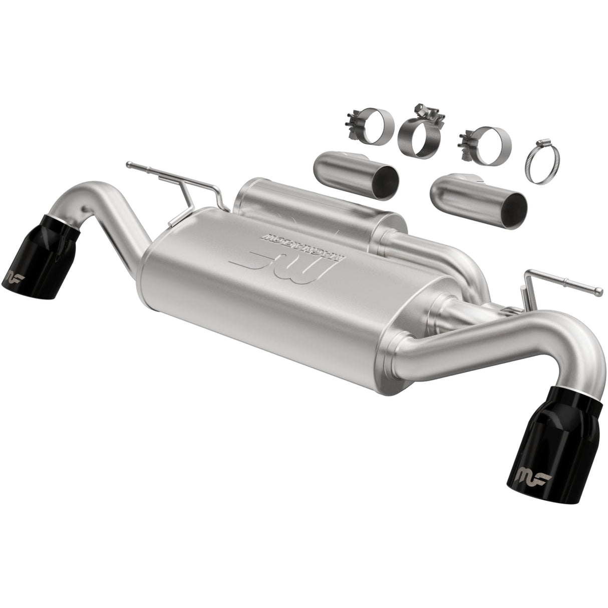 Street Series Black Chrome Axle-Back System MagnaFlow Exhaust Products Exhaust System Kit  AXOPROS