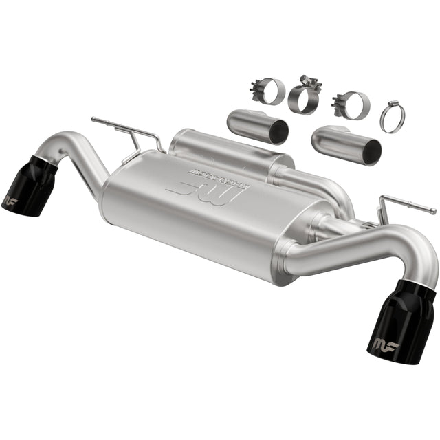 Street Series Black Chrome Axle-Back System MagnaFlow Exhaust Products Exhaust System Kit  AXOPROS