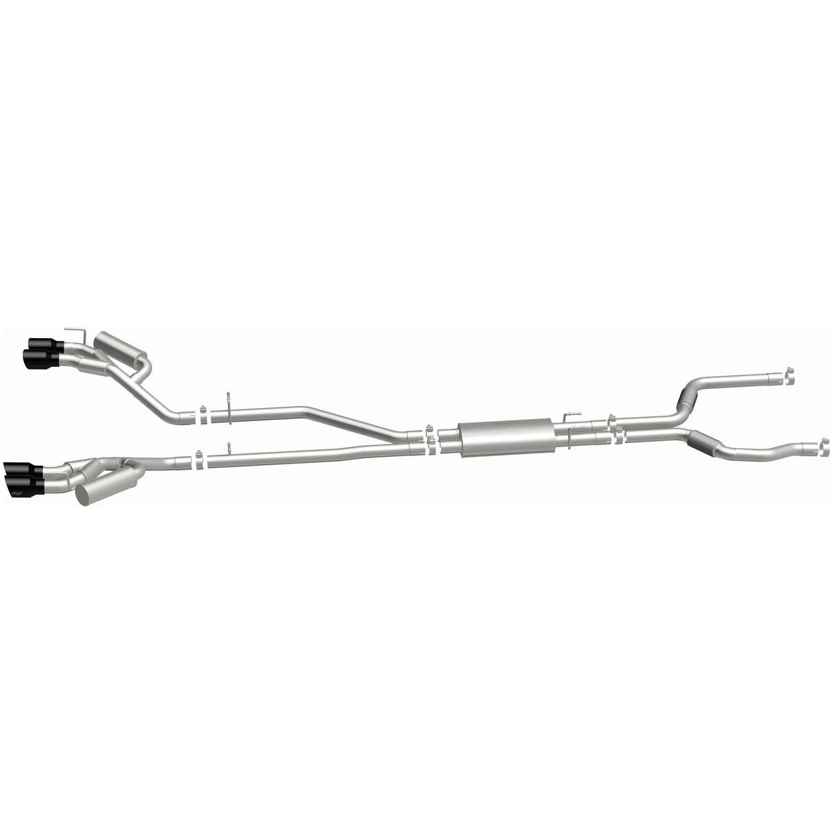 Street Series Black Chrome Cat-Back System MagnaFlow Exhaust Products Exhaust System Kit  AXOPROS