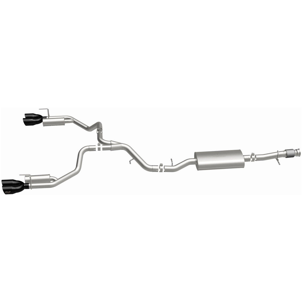 Street Series Black Chrome Cat-Back System MagnaFlow Exhaust Products Exhaust System Kit  AXOPROS