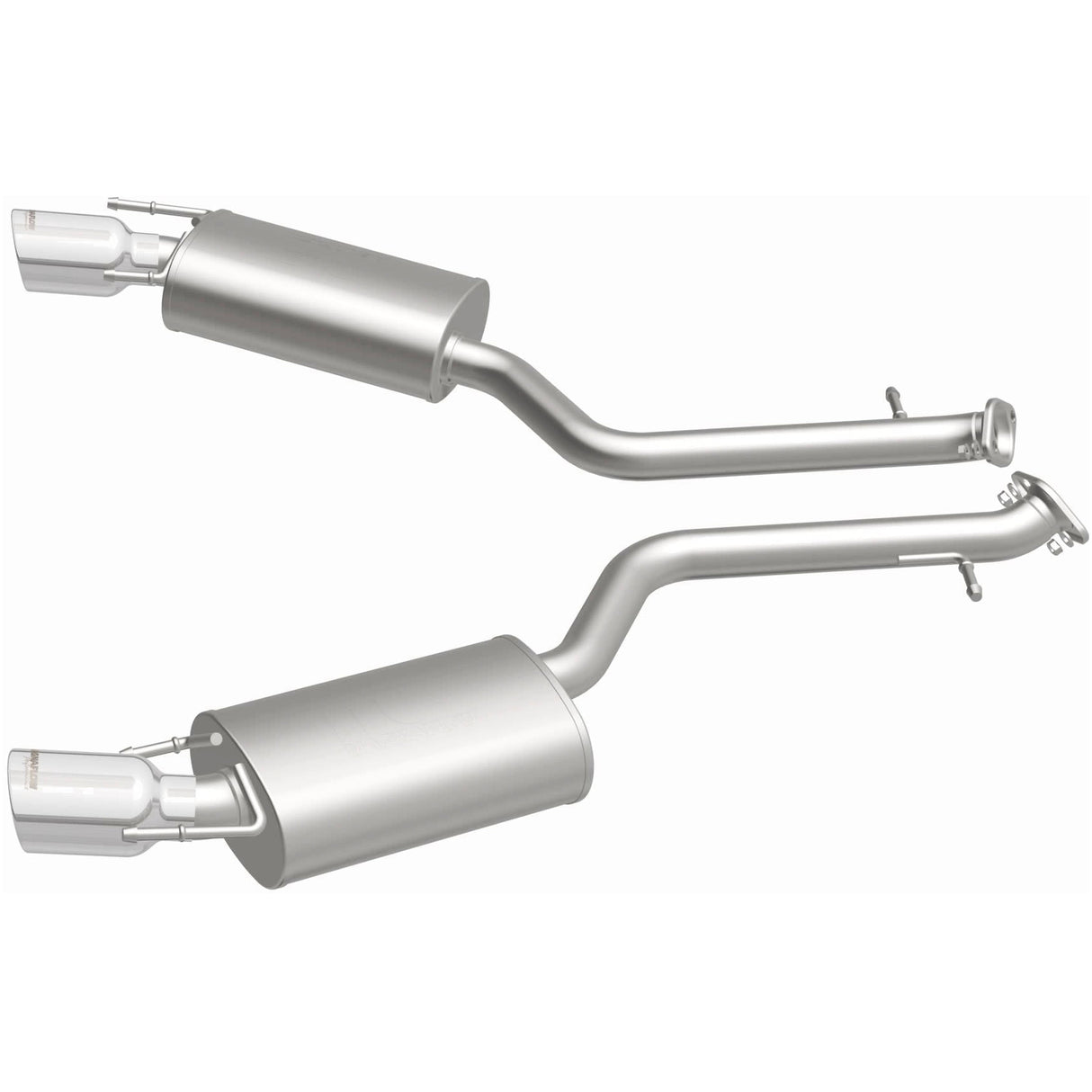 Street Series Stainless Axle-Back System MagnaFlow Exhaust Products Exhaust System Kit  AXOPROS