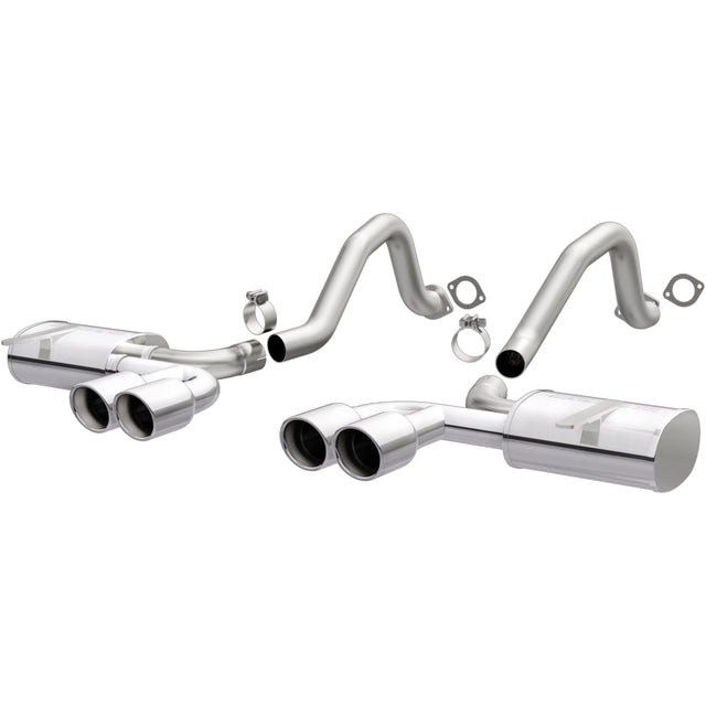 Street Series Stainless Axle-Back System MagnaFlow Exhaust Products Exhaust System Kit  AXOPROS