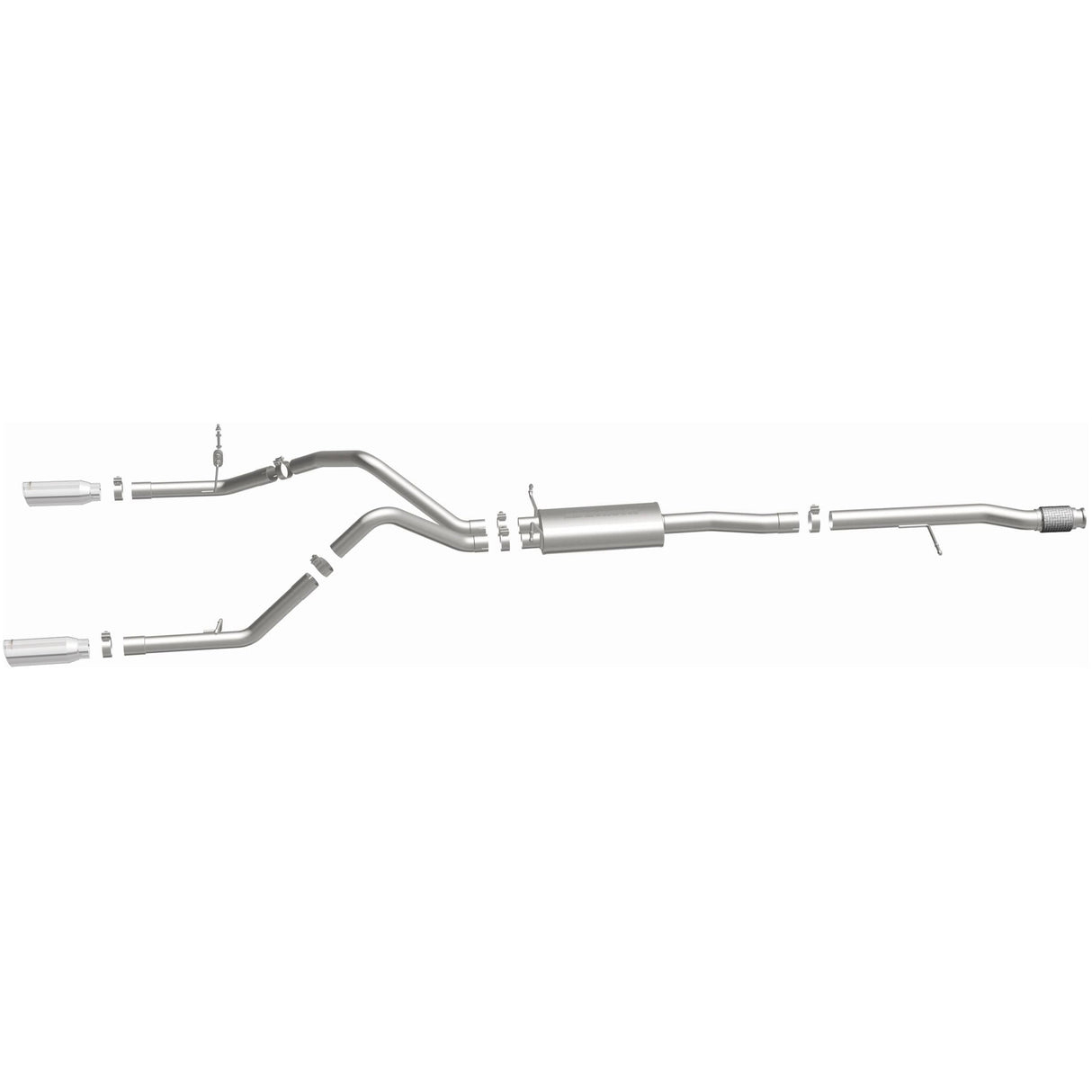 Street Series Stainless Cat-Back System MagnaFlow Exhaust Products Exhaust System Kit  AXOPROS