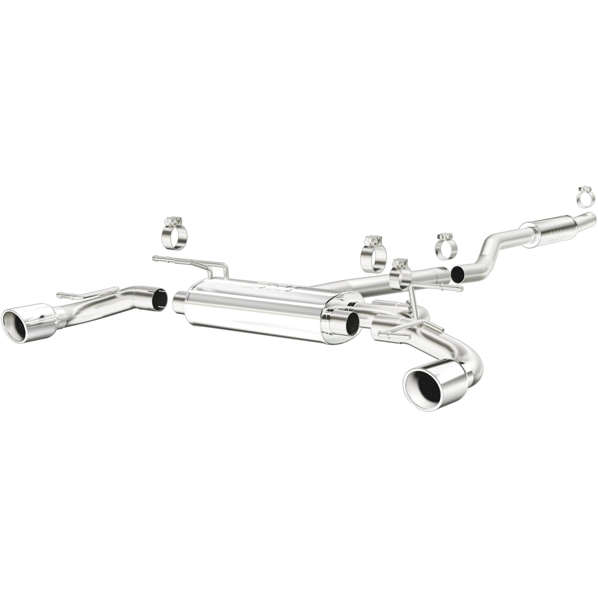 Street Series Stainless Cat-Back System MagnaFlow Exhaust Products Exhaust System Kit  AXOPROS