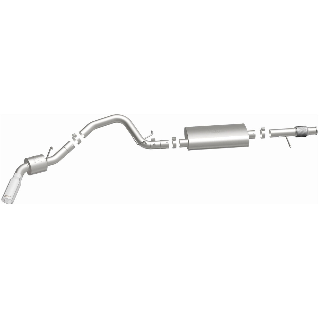 Street Series Stainless Cat-Back System MagnaFlow Exhaust Products Exhaust System Kit  AXOPROS