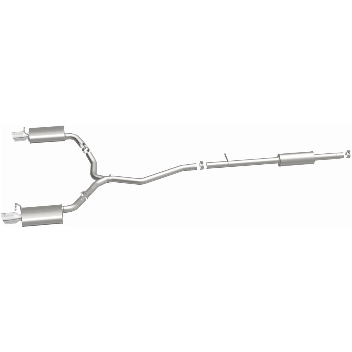 Street Series Stainless Cat-Back System MagnaFlow Exhaust Products Exhaust System Kit  AXOPROS