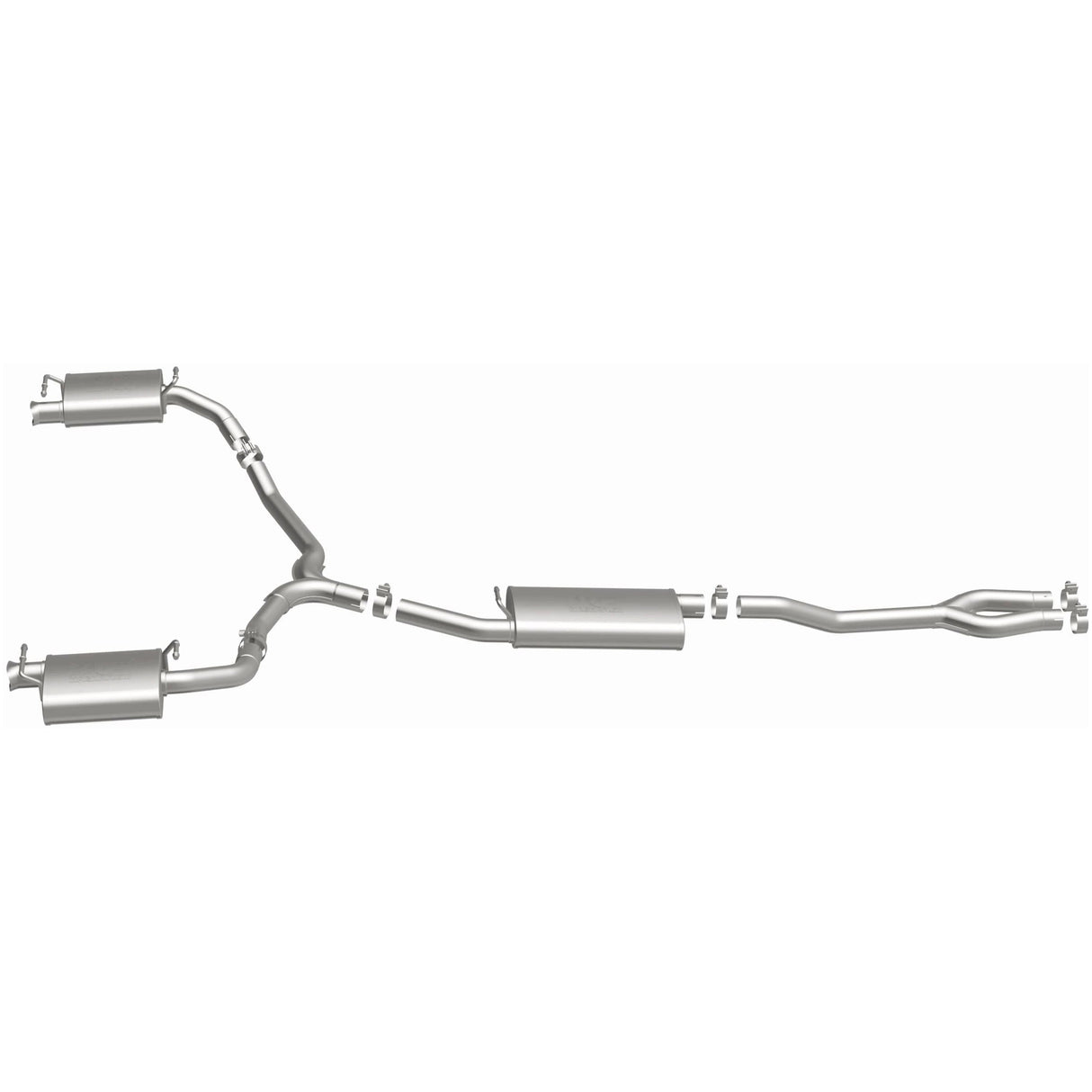 Street Series Stainless Cat-Back System MagnaFlow Exhaust Products Exhaust System Kit  AXOPROS